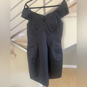 Vintage Marc JACOBS Elegant Black Off-Shoulder Dress